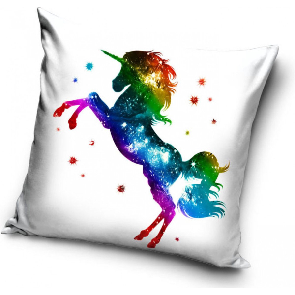 Eenhoorn - Unicorn - Kussensloop - kussen - 40 x 40cm - zonder vulling